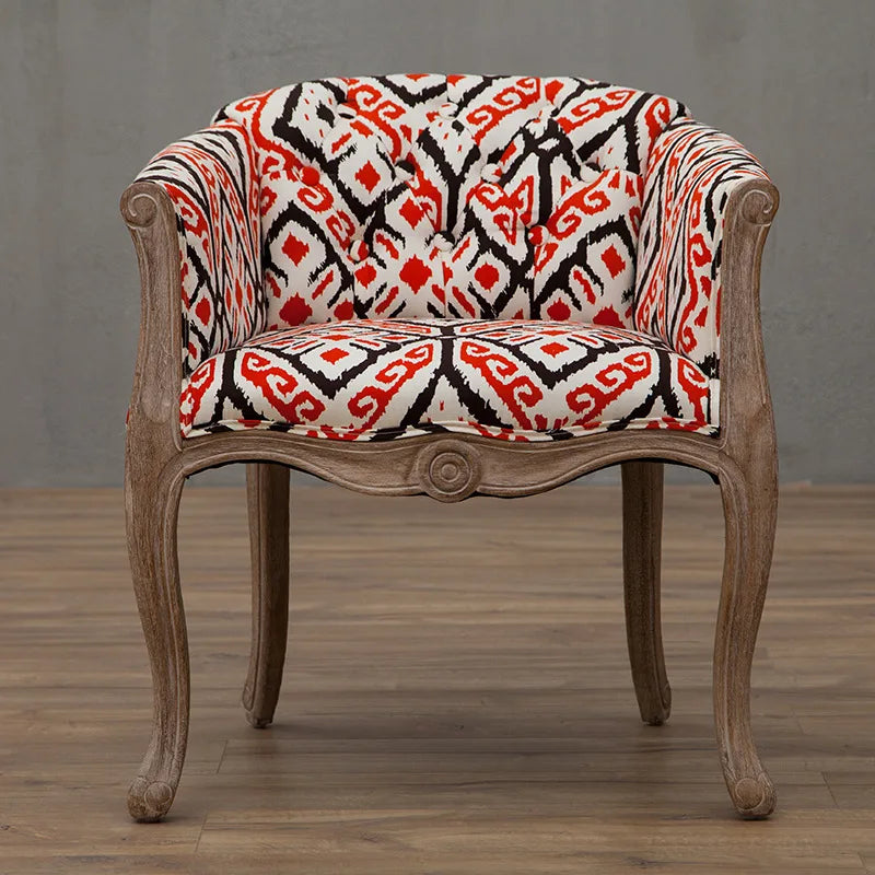 Solid Wood Accent Armchair - Homevalley.co.uk