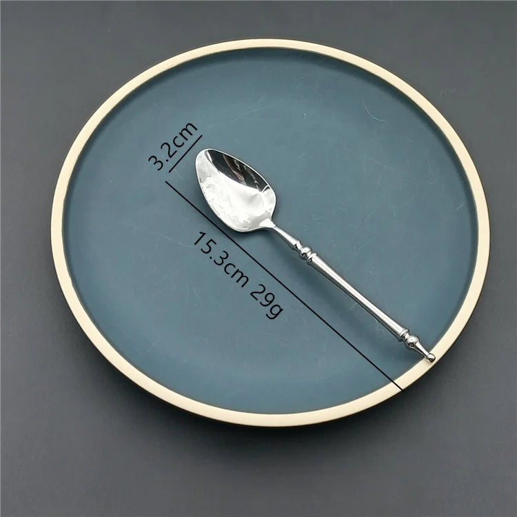 Lotus Luxe Stainless Steel Cutlery Set – High Mirror Polish Flatware Collection