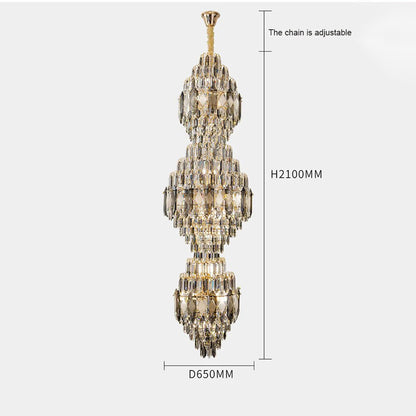 Stunning Crystal Staircase Chandelier - Homevalley.co.uk