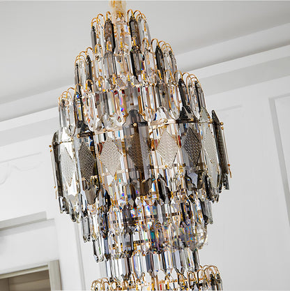 Stunning Crystal Staircase Chandelier - Homevalley.co.uk