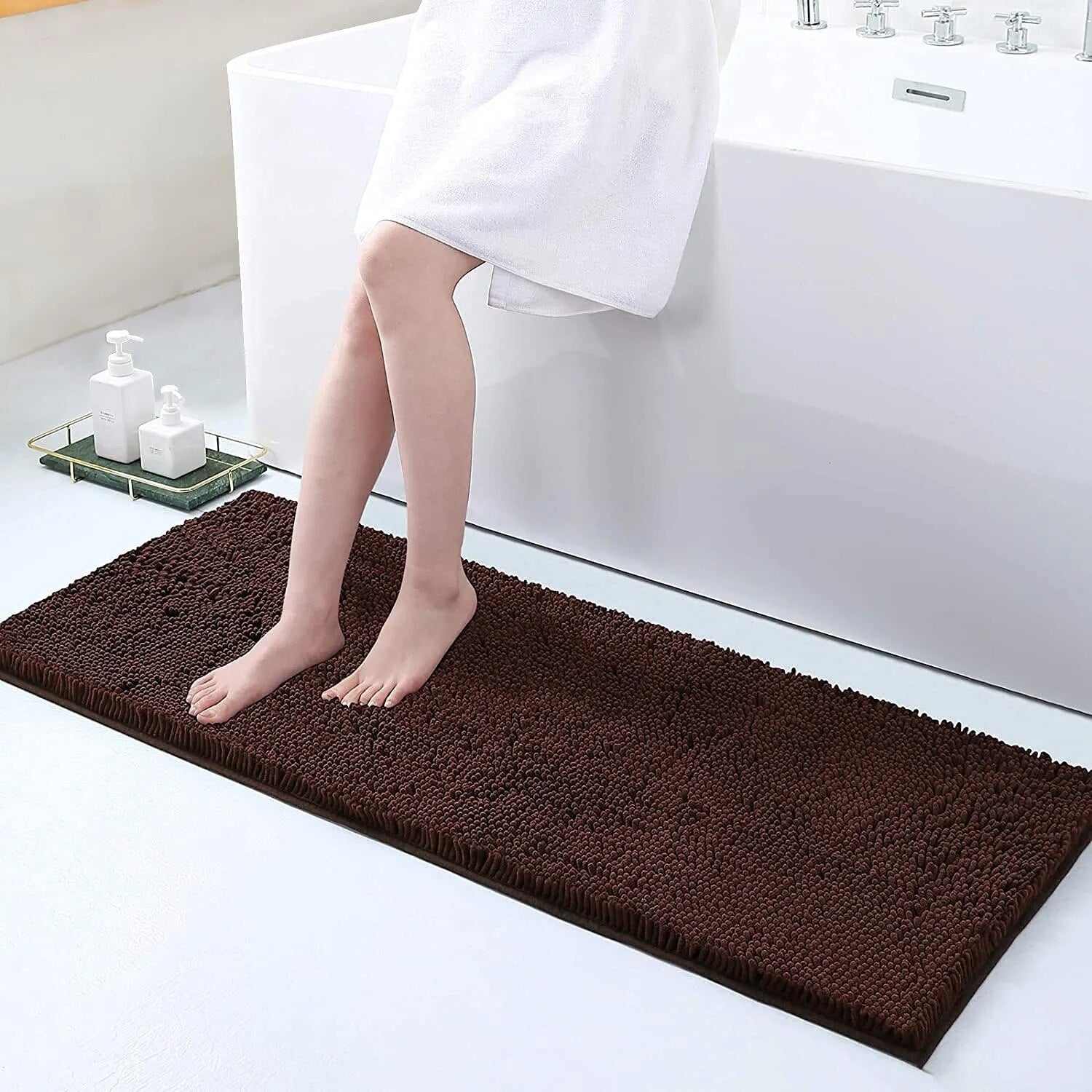 Thick Non-Slip Bath Mat – Soft, Absorbent Bathroom Rug for Safety and Comfort - Homevalley.co.uk