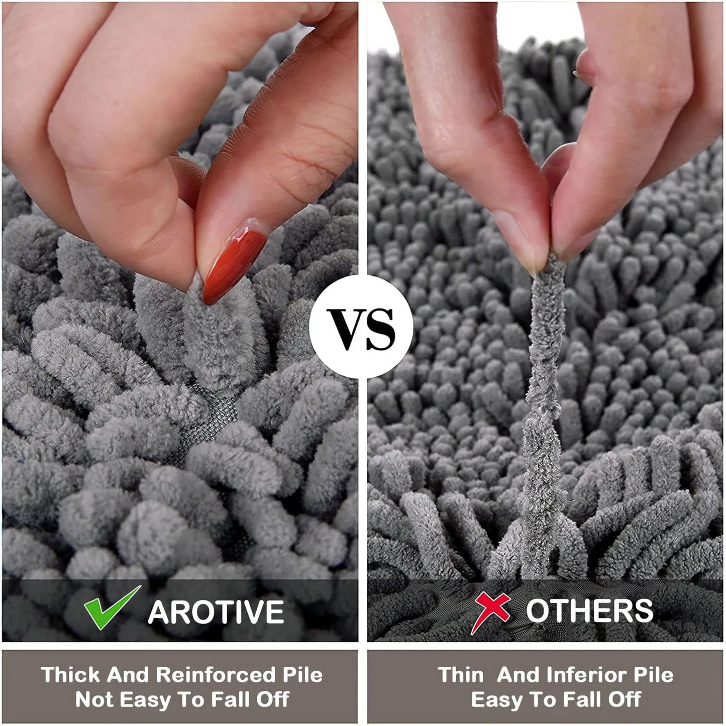 Thick Non-Slip Bath Mat – Soft, Absorbent Bathroom Rug for Safety and Comfort - Homevalley.co.uk