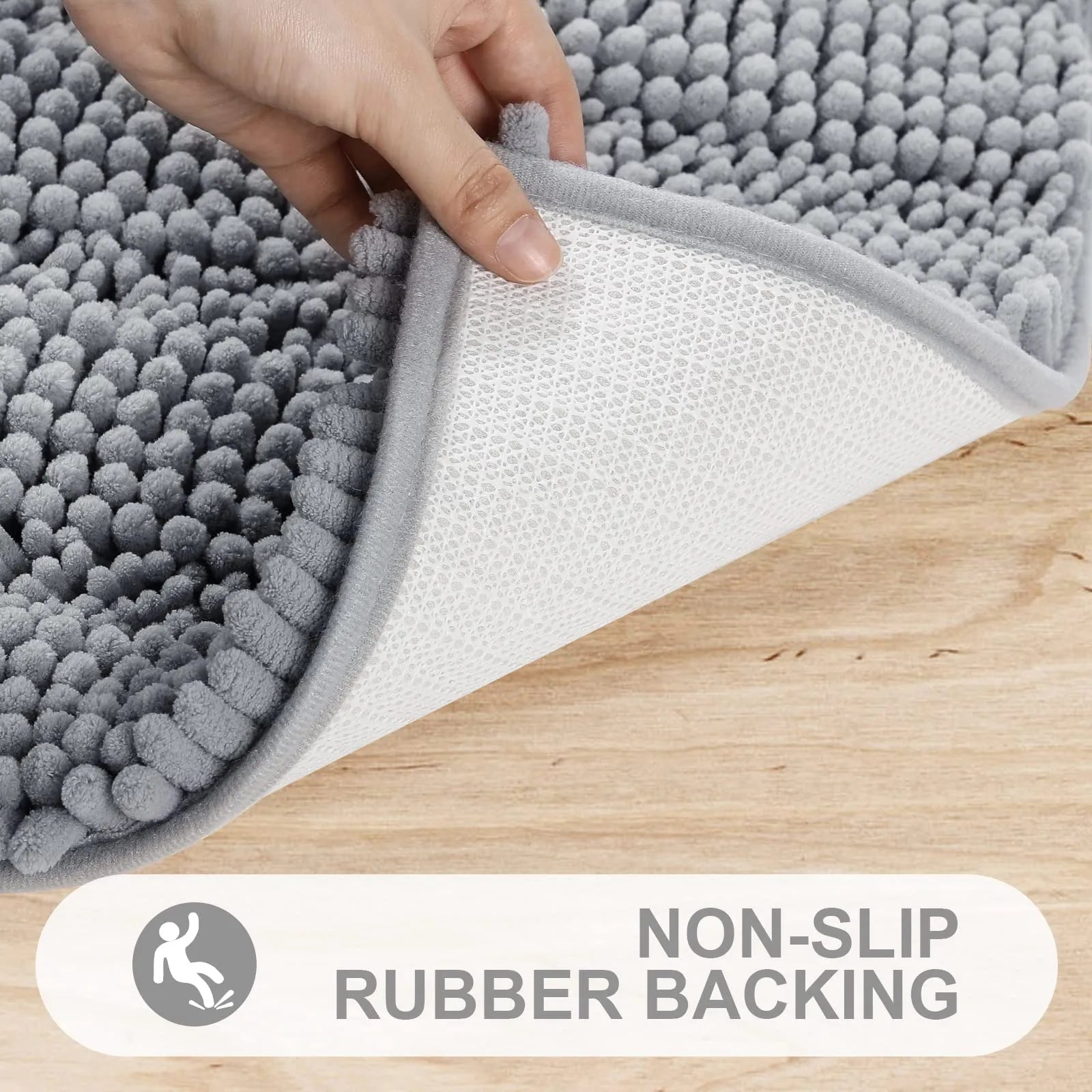 Thick Non-Slip Bath Mat – Soft, Absorbent Bathroom Rug for Safety and Comfort - Homevalley.co.uk