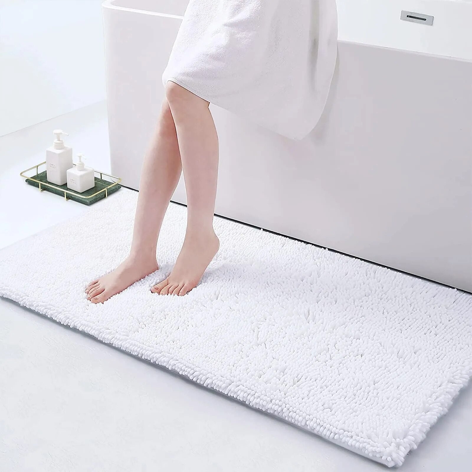 Thick Non-Slip Bath Mat – Soft, Absorbent Bathroom Rug for Safety and Comfort - Homevalley.co.uk