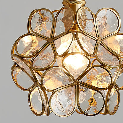 Tiffany Glass Flower Pendant Lamp - Homevalley.co.uk