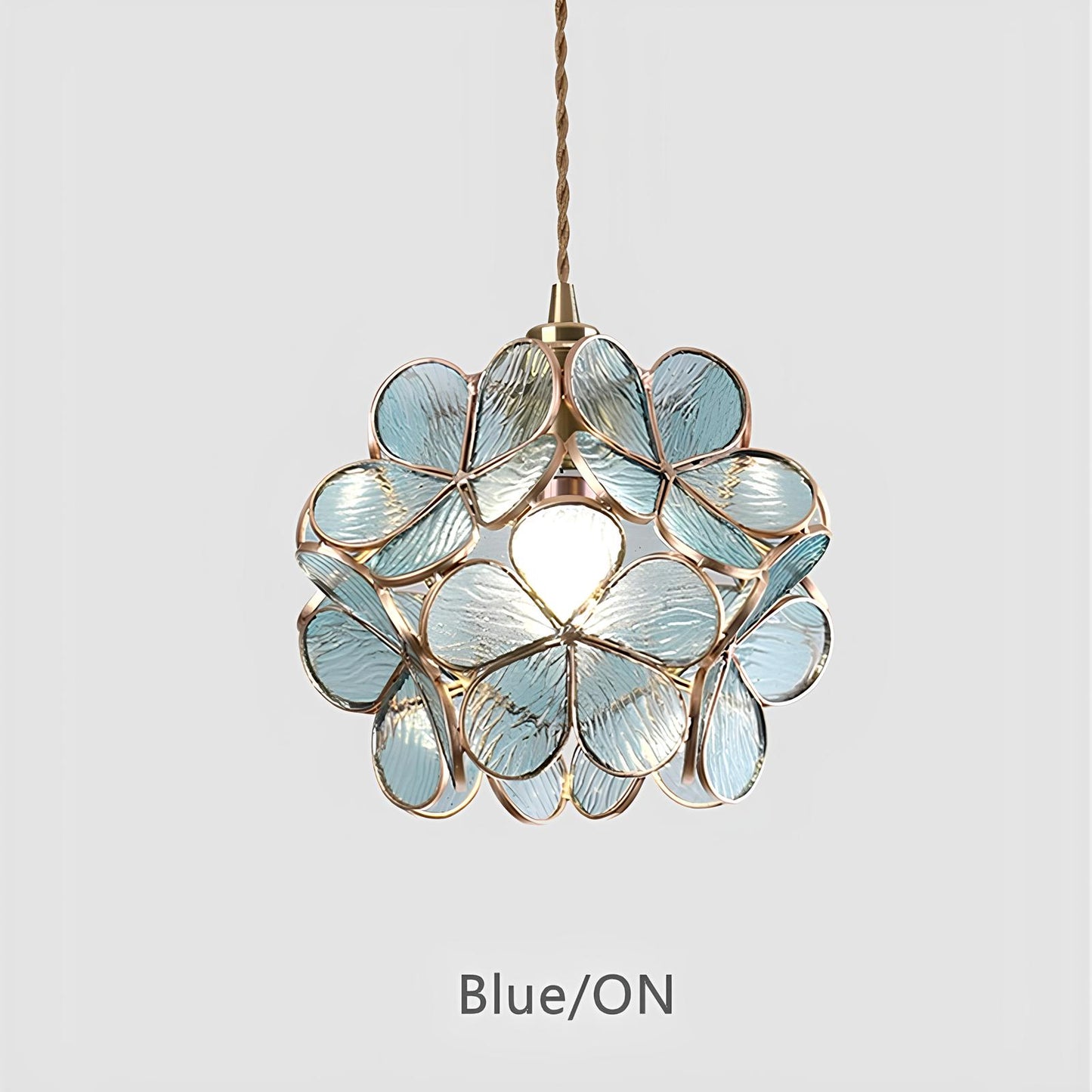 Tiffany Glass Flower Pendant Lamp - Homevalley.co.uk