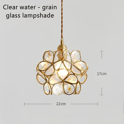 Tiffany Glass Flower Pendant Lamp - Homevalley.co.uk