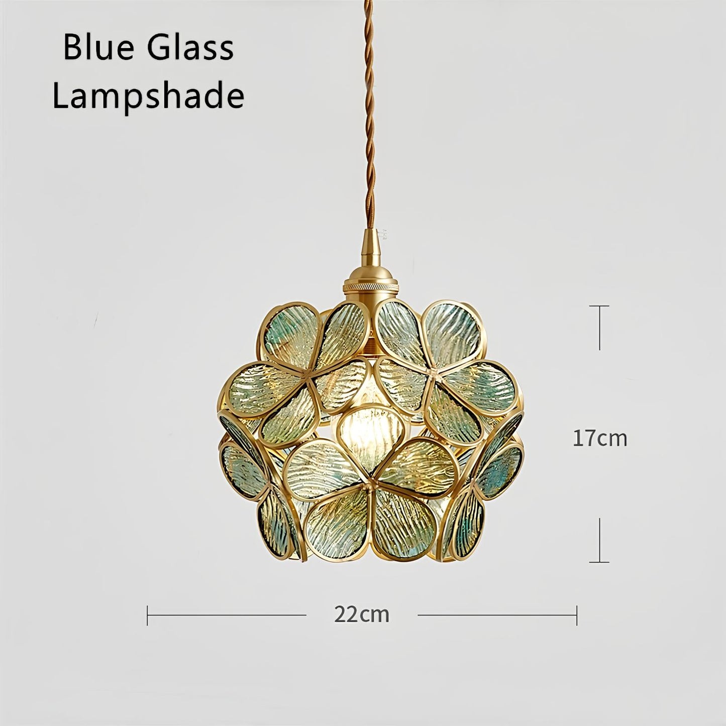 Tiffany Glass Flower Pendant Lamp - Homevalley.co.uk