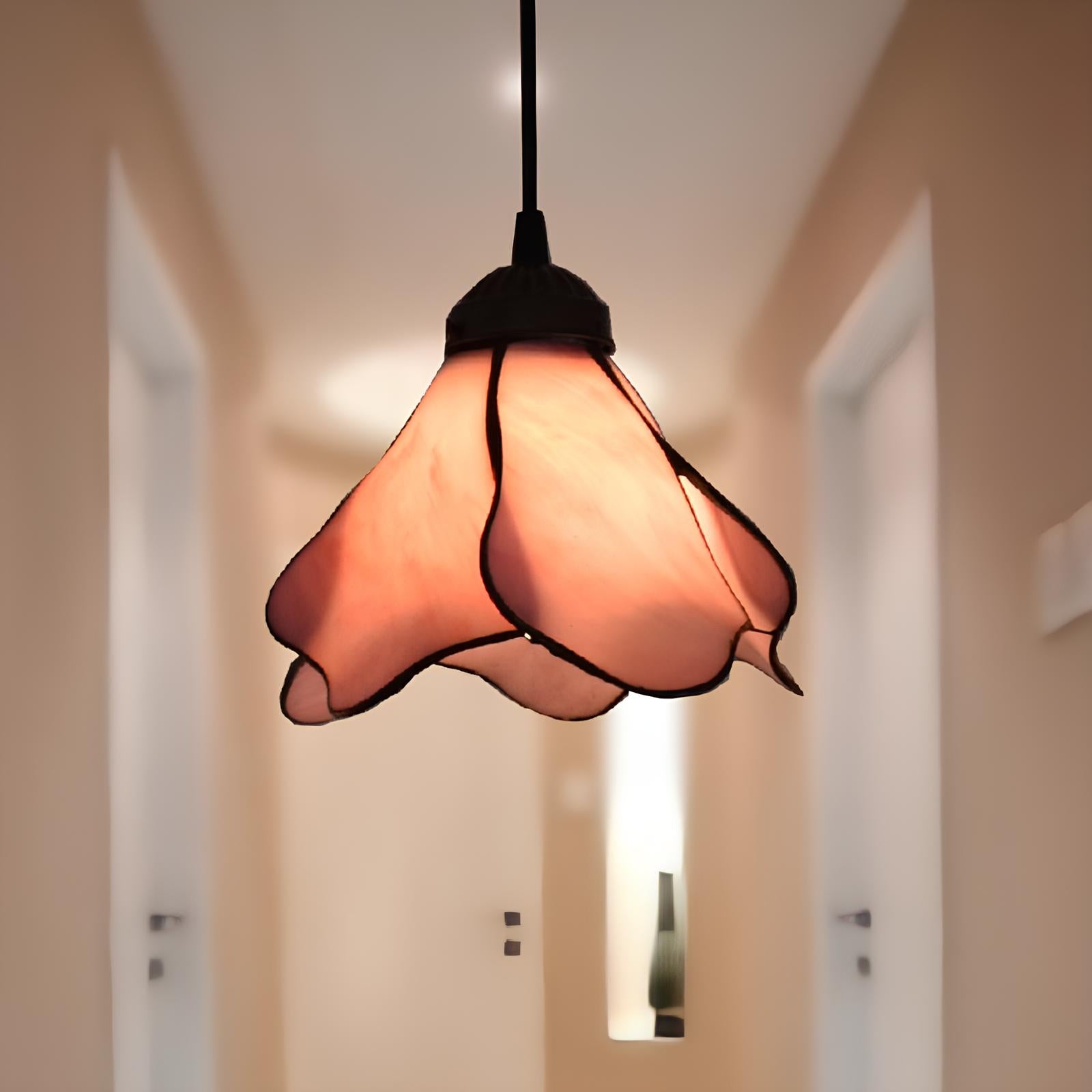 Tiffany Lotus Pendant Ceiling Lamp - Homevalley.co.uk