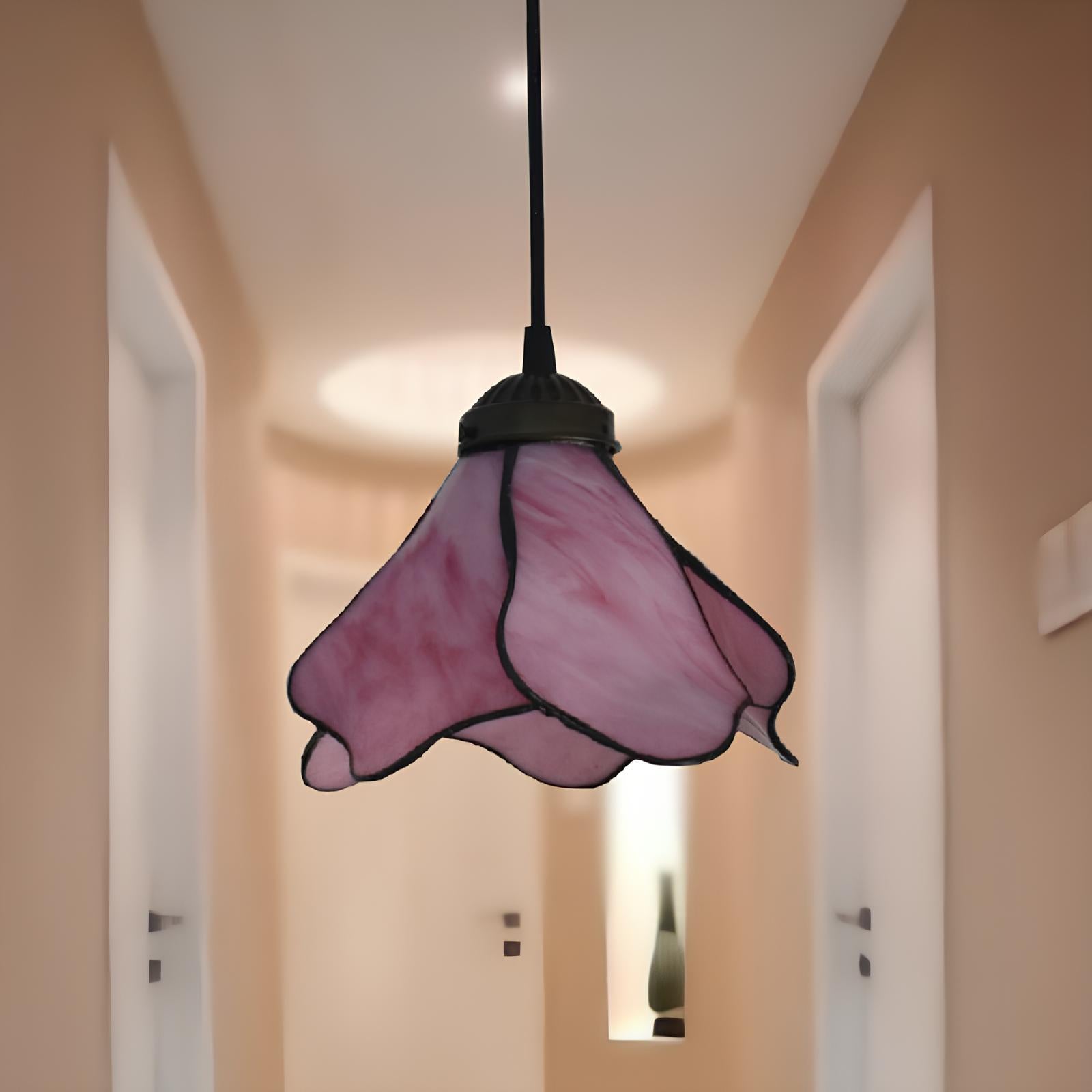 Tiffany Lotus Pendant Ceiling Lamp - Homevalley.co.uk