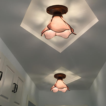 Tiffany Lotus Pendant Ceiling Lamp - Homevalley.co.uk
