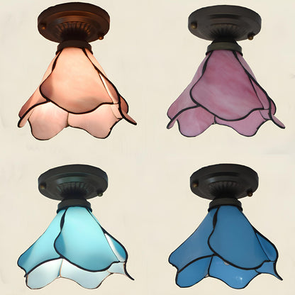 Tiffany Lotus Pendant Ceiling Lamp - Homevalley.co.uk