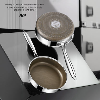 Titanium 316 Stainless Steel Non Stick Frying Pan - Homevalley.co.uk