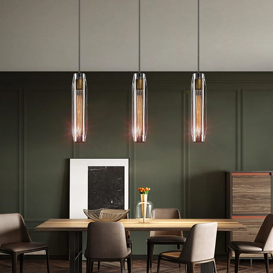 Transparent Crystal LED Pendant - Homevalley.co.uk