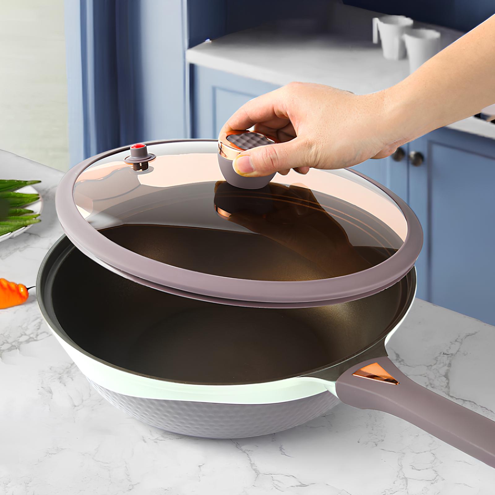 Two-Colour Titanium Non-Stick Frying Pan - Homevalley.co.uk