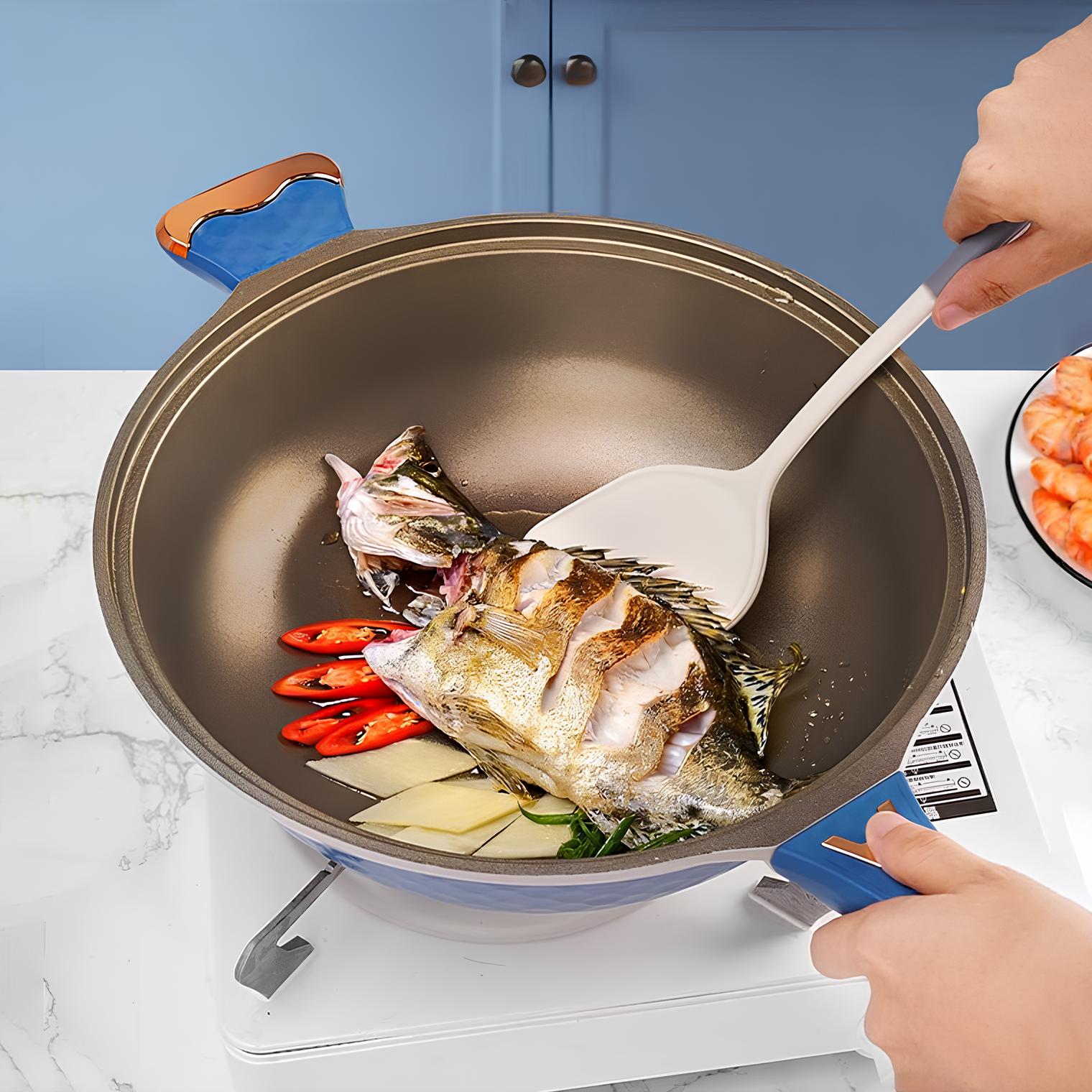 Two-Colour Titanium Non-Stick Frying Pan - Homevalley.co.uk
