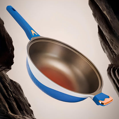 Two-Colour Titanium Non-Stick Frying Pan - Homevalley.co.uk
