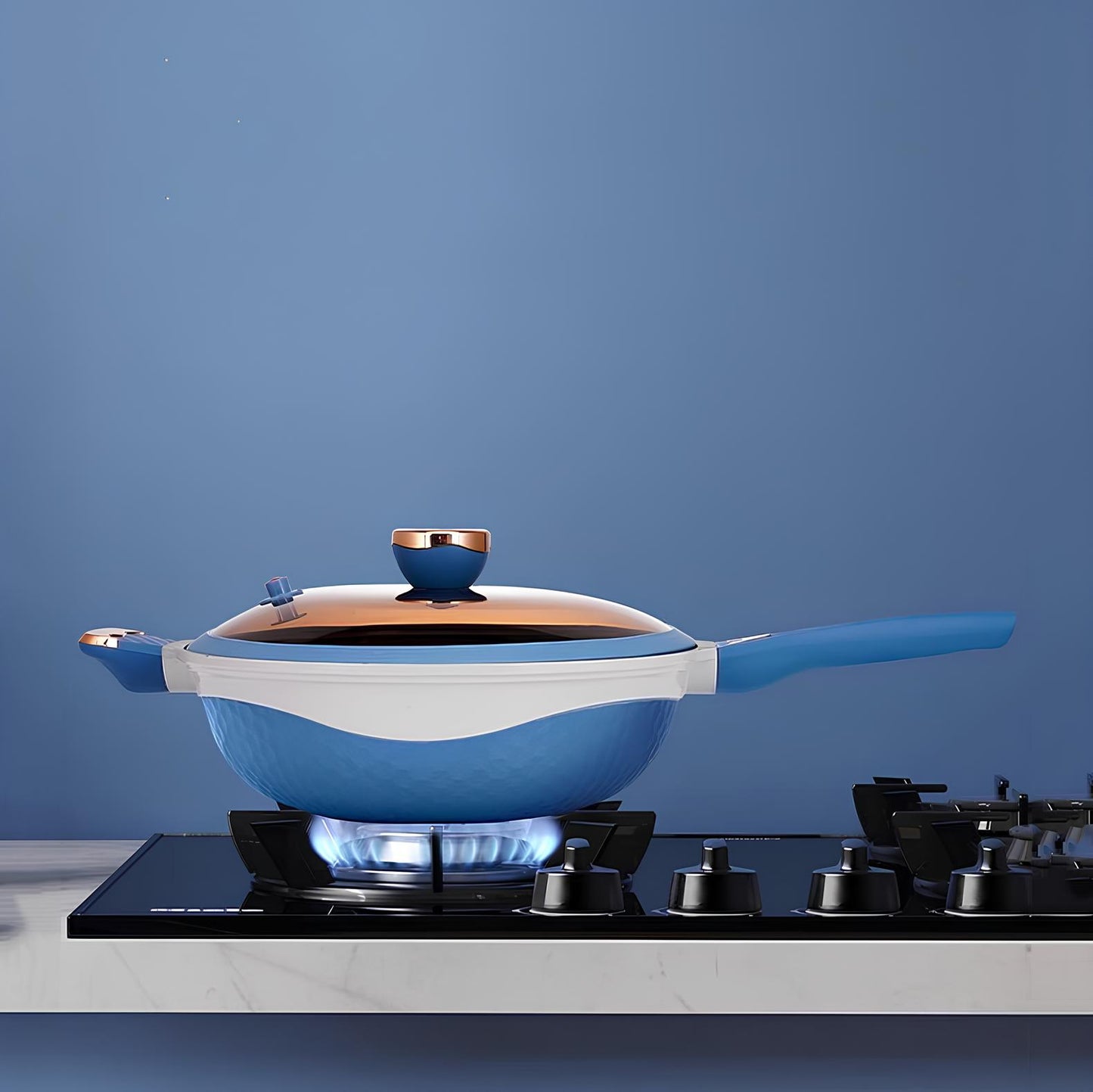 Two-Colour Titanium Non-Stick Frying Pan - Homevalley.co.uk