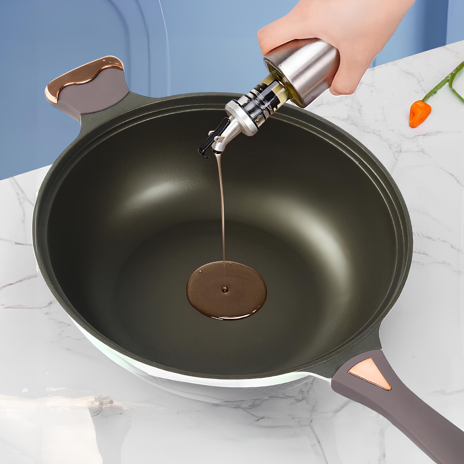 Two-Colour Titanium Non-Stick Frying Pan - Homevalley.co.uk