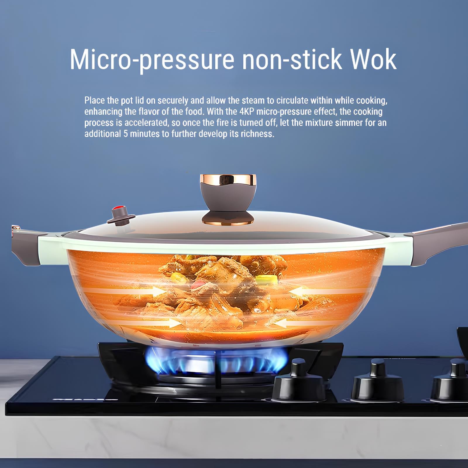 Two-Colour Titanium Non-Stick Frying Pan - Homevalley.co.uk