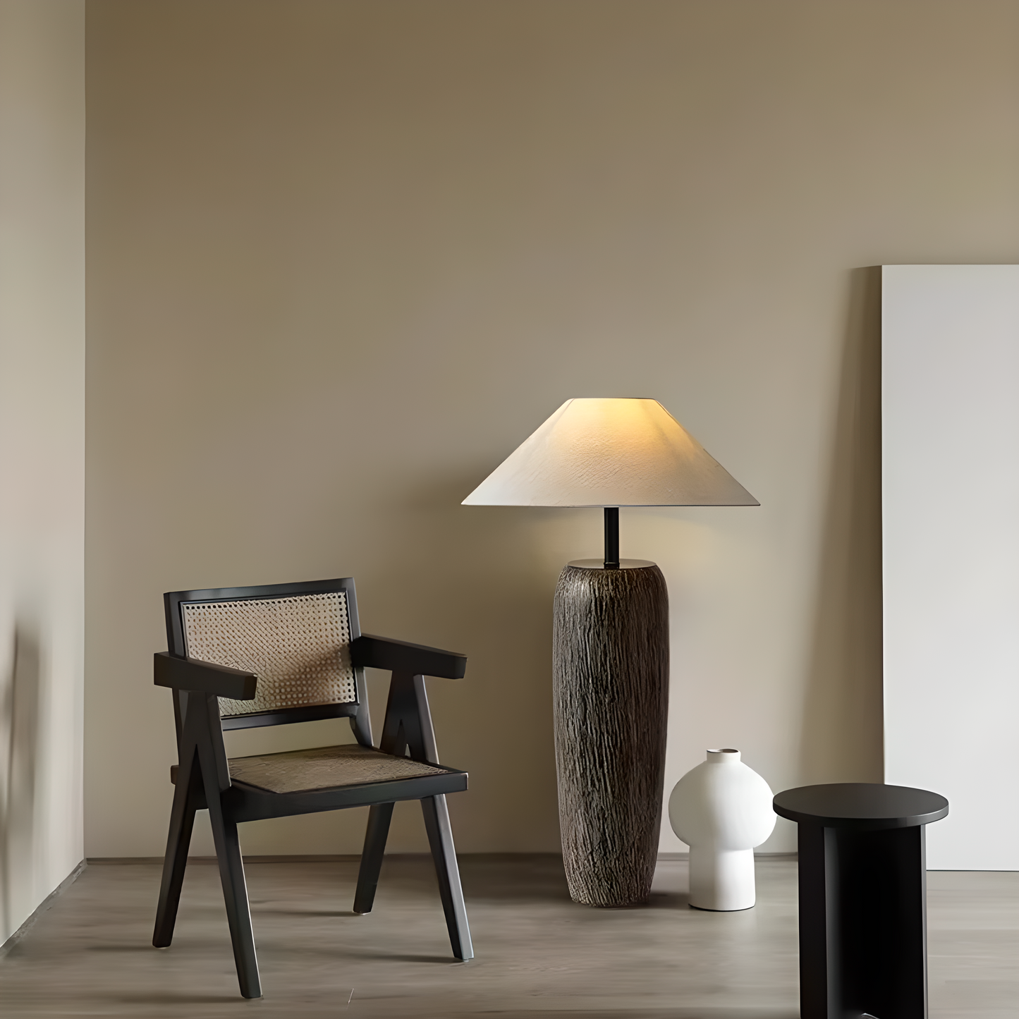 Fabric Art Led Standing Light for Living Room Bedroom Bedside Home Decor