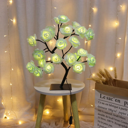 LED Rose Flower Tree Table Lamp - Homevalley.co.uk