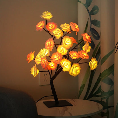 LED Rose Flower Tree Table Lamp - Homevalley.co.uk